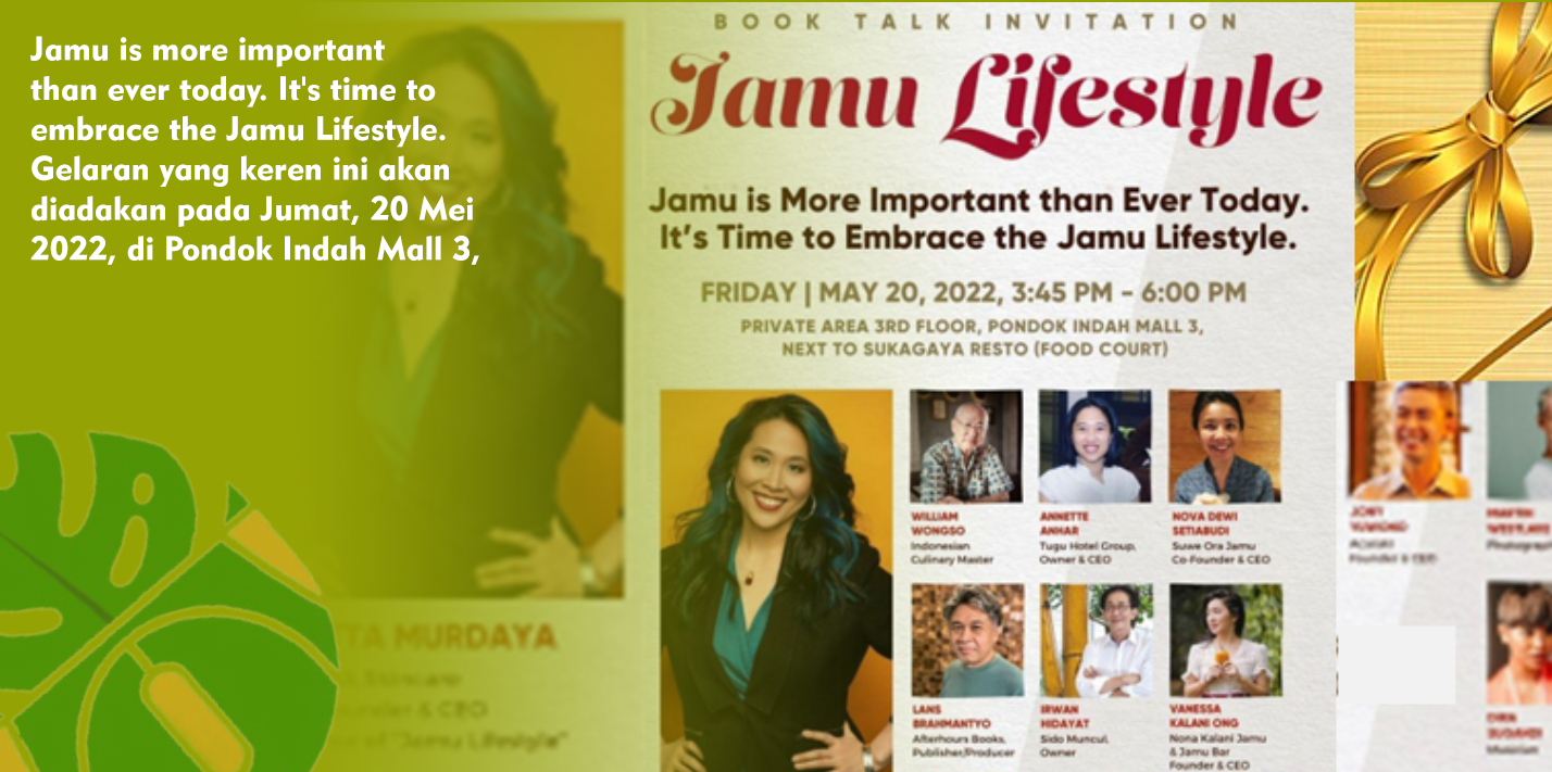 Gelaran Book Talk Bertemakan Jamu Lifestyle